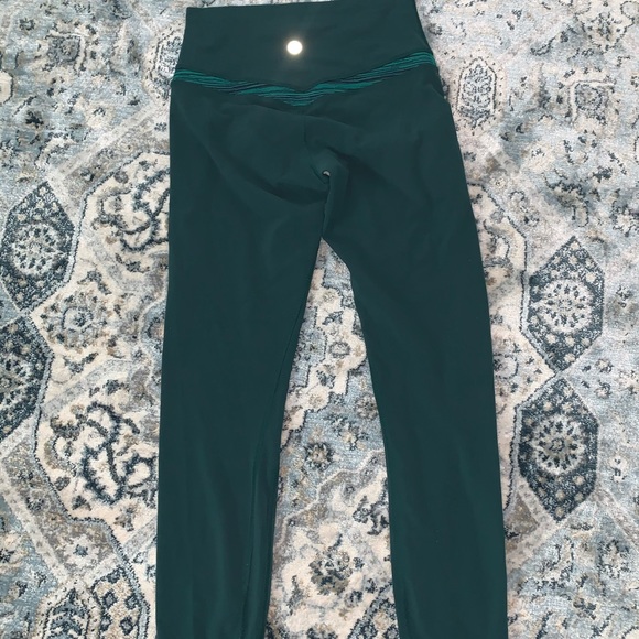 Lululemon Align pant Deep Green / Cyber Jungle - Picture 4 of 9
